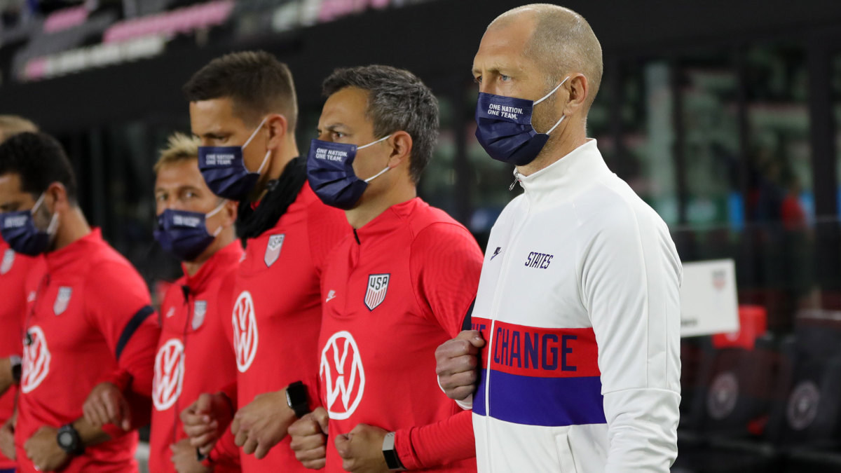 USMNT coach Gregg Berhalter and his staff
